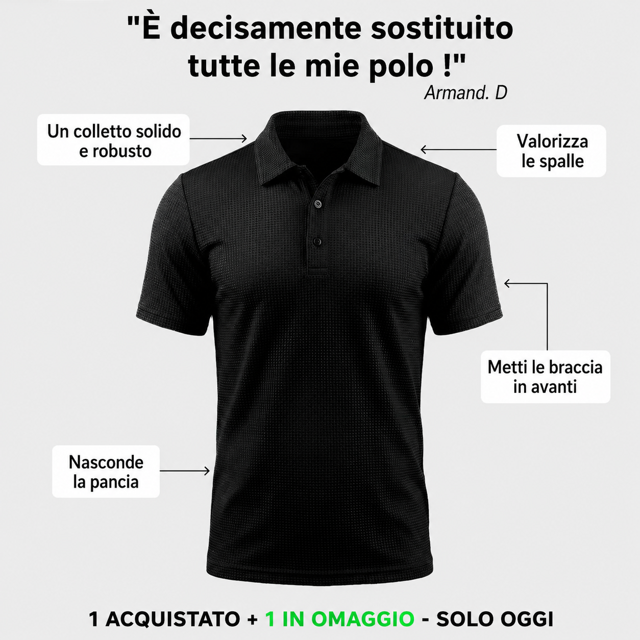 Evoria™ - Polo Ultra Comoda da Uomo
