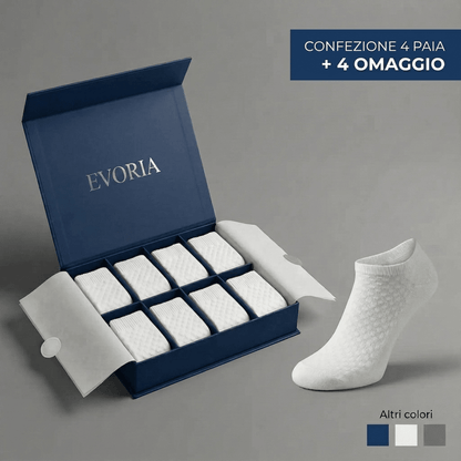 CALZINI EVORIA CORTI IN FIBRA DI BAMBÙ PREMIUM - Evoria Studio