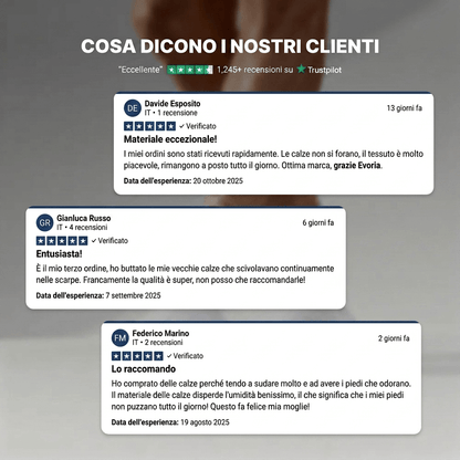 CALZINI EVORIA CORTI IN FIBRA DI BAMBÙ PREMIUM - Evoria Studio